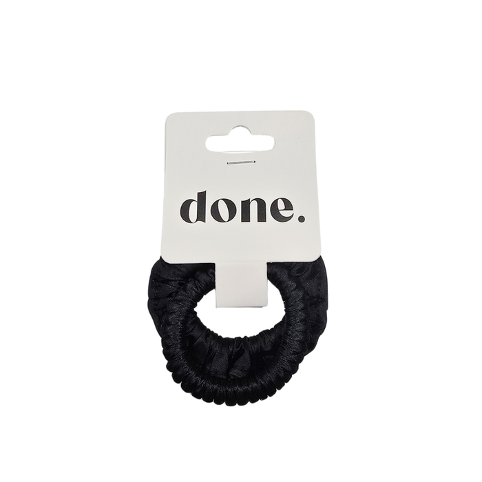 Done Scrunchie 2 piece Satin Black