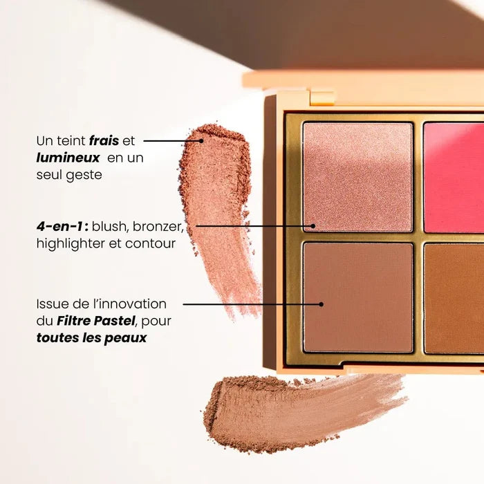 PINC - PAL - BONMIN - Duo la palette bonne mine + le pinceau - Charlotte Bio