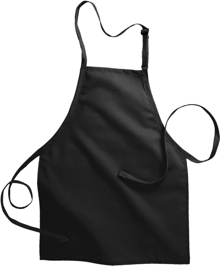 no-logo Edwards No Pocket Bib Apron-APRONS-Edwards-Black-1 Size-Thread Logic