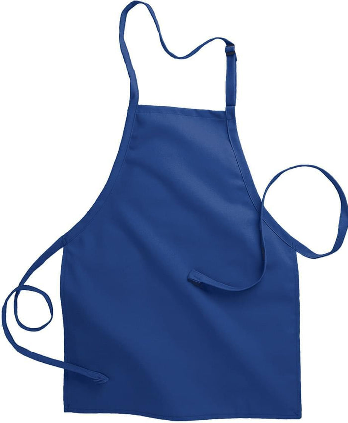 no-logo Edwards No Pocket Bib Apron-APRONS-Edwards-Royal-1 Size-Thread Logic
