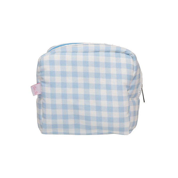 Emi Jay Cosmetic Gingham Pouch Color: Powder Blue