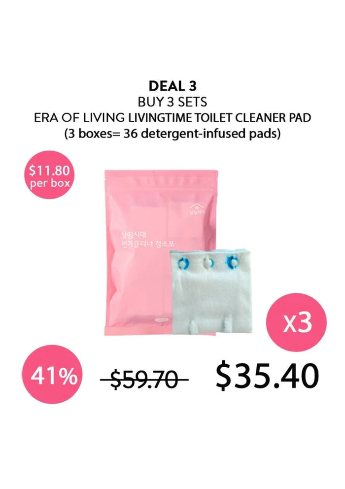 [ERA OF LIVING] Livingtime Toilet Cleaner Pad - COCOMO