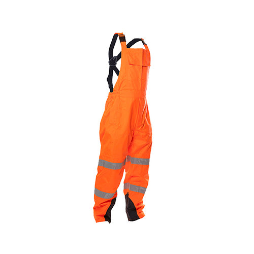 Essentials D/N PU Coated Orange Bib Trousers | 801072