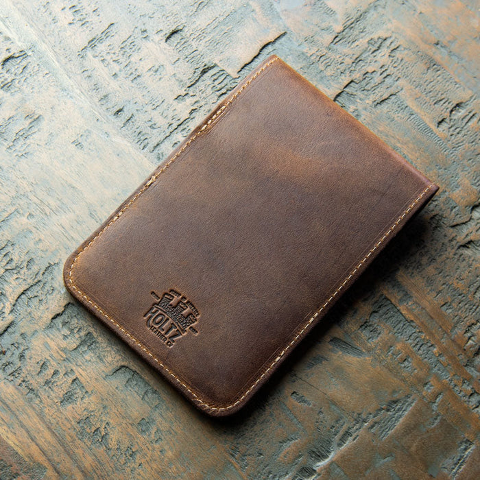 Fine Leather Golf Scorecard Holder Golf Logbook | Holtz Leather Co.