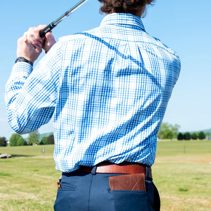Fine Leather Golf Scorecard Holder Golf Logbook | Holtz Leather Co.