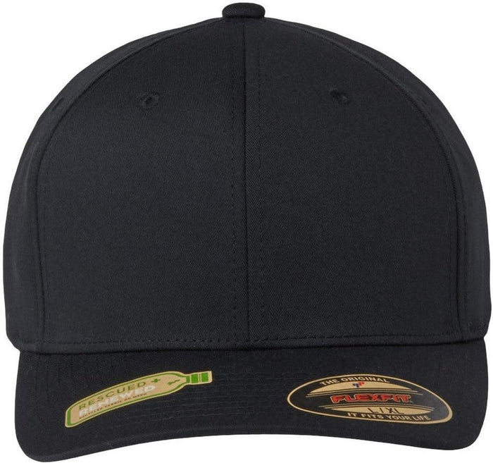 Flexfit Sustainable Polyester Cap-Apparel-Flexfit-Black-S/M-Thread Logic
