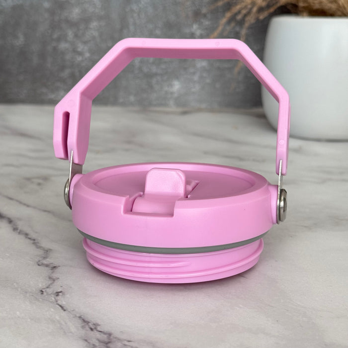 Flip Top Lid for 40oz Stanley Quenchers with removeable Handle, pink, cream, blue