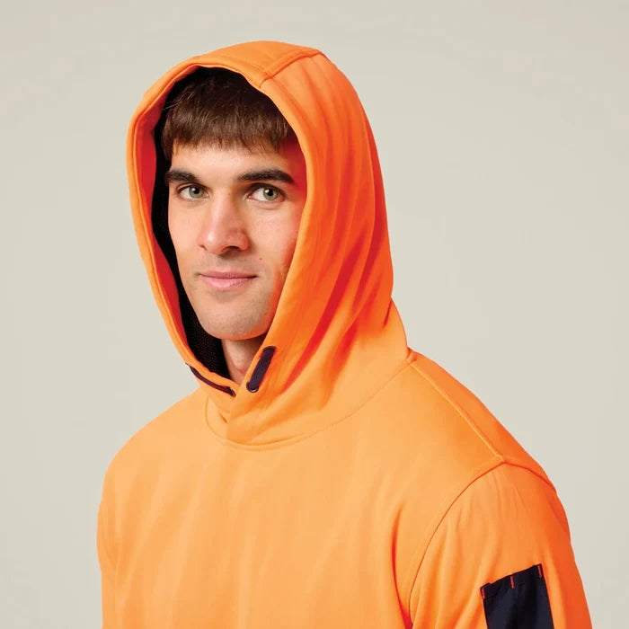 Foundations Hi Vis Two Tone Brushed Fleece Hoodie | Y19325
