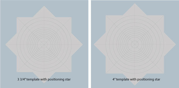 Gina K. Designs - Tools - Templates New & Improved. The new and improved Wreath Builder Template 2-pack includes two templates and two positioning stars to make 3 3/4" wreaths and 4" wreaths. Available at Embellish Away located in Bowmanville Ontario Canada.