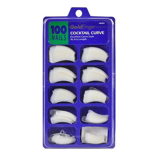 Gold Finger 100 Nails Cocktail Curve - ikatehouse