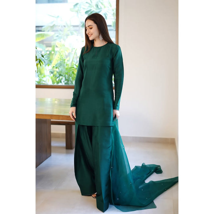 Green Farshi Shalwar