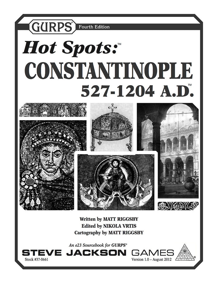 GURPS Hot Spots: Constantinople, 527-1204 A.D.