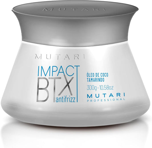 Hair Volume Reducer Impact Btx Antifrizz 300 G- Result: Hair with shine, nutrition, repair, softness and frizz control