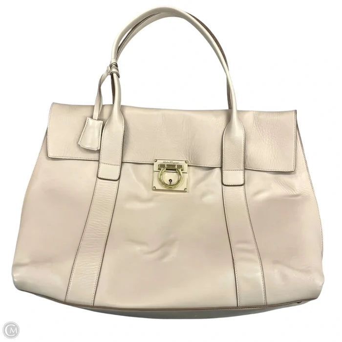 Handbag Luxury Designer By Ferragamo, Size: Large