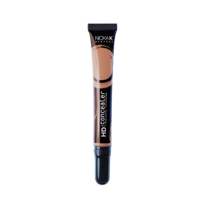 NICKA K HD concealer for dark circles in a sleek beige tube for makeup coverage