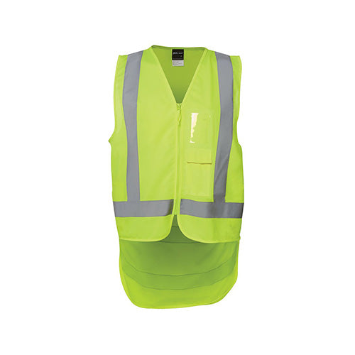 Hi Vis Zip Drop Tail H Pattern D/N Vest  | 6DNDV