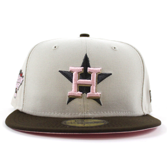 Houston Astros 2006 All Star Game New Era 59Fifty Fitted Hat (Stone Walnut Pink Under Brim)