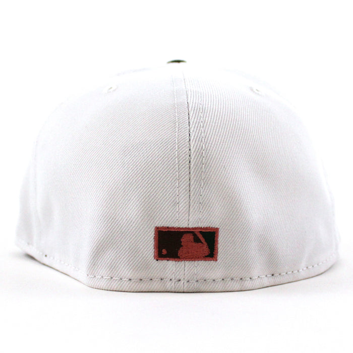 Houston Astros 50Th Anniversary 1962-2012 New Era 59Fifty Fitted Hat (WHITE MOUNTAIN PINE GREEN BLUSH SKY Under Brim)