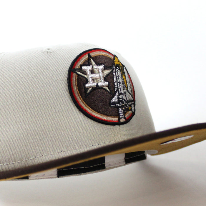 Houston Astros Apollo 11 New Era 59Fifty Fitted Hat (Stone Burnt Wood Camel Under Brim)