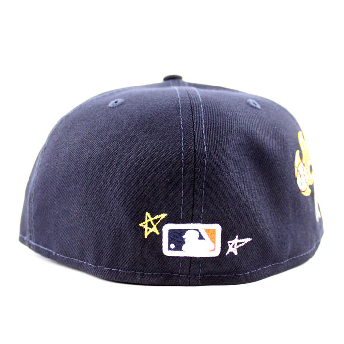 Houston Astros SCRIBBLE 2017 World Series New Era 59Fifty Fitted Hat (Team Color Gray Under Brim)