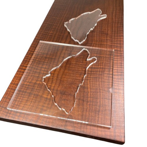 Howling Wolf Head Acrylic Router Template
