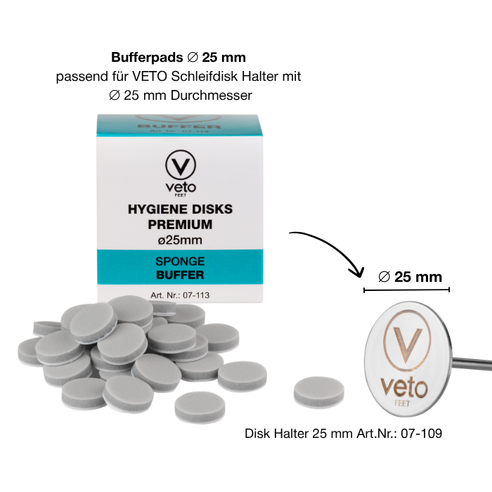 HYGIENE BUFFER DISK PREMIUM ø25mm