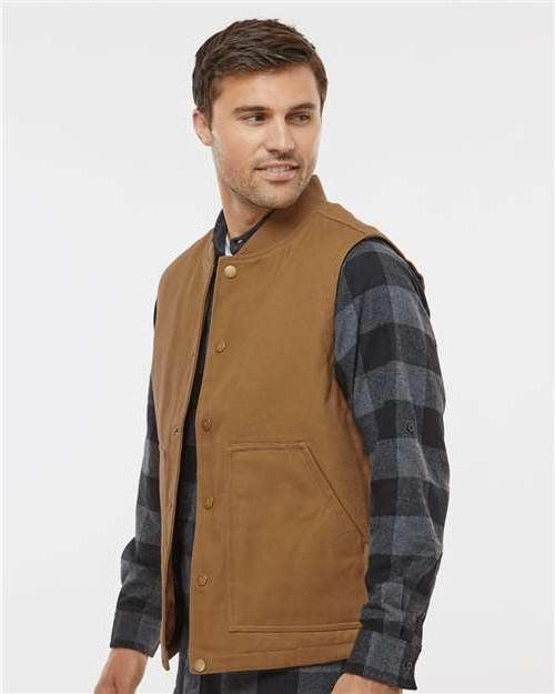 no-logo Independent Trading Co. Insulated Canvas Workwear Vest-Apparel-Independent Trading Co.-Thread Logic