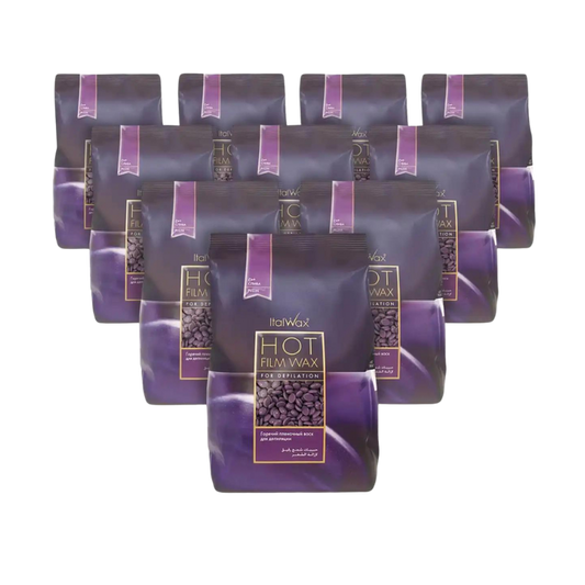 Italwax - Plum Hard Wax, 10 x 1kg