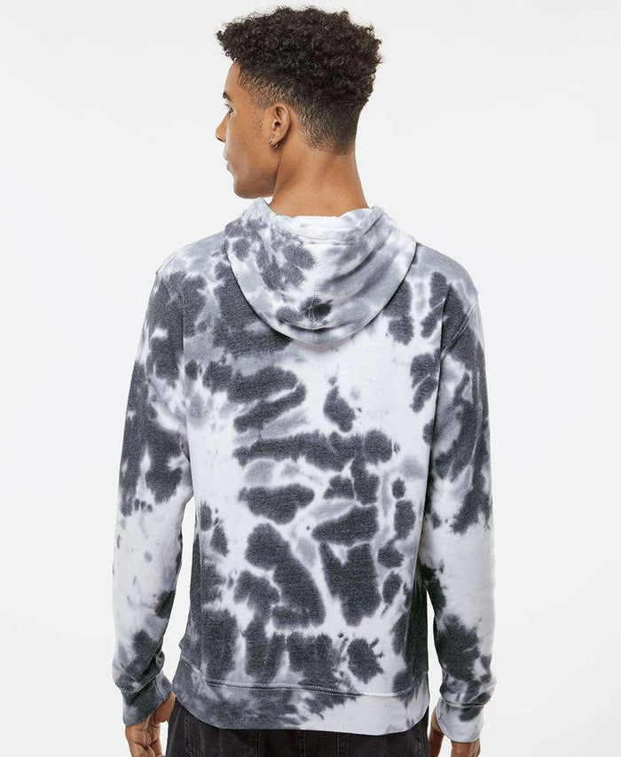 no-logo J. America Tie-Dyed Fleece Hooded Sweatshirt-J. America-Thread Logic