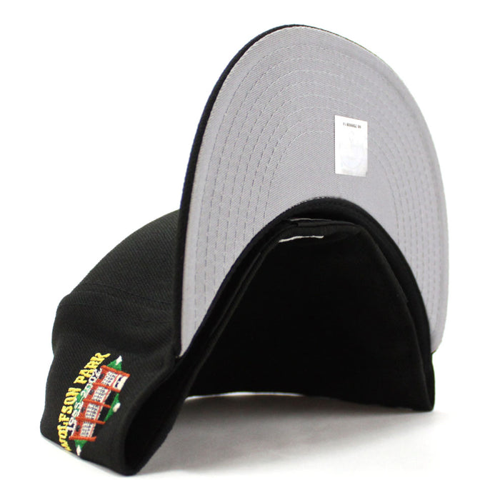 Jacksonville Expos Wolfson Park Stadium New Era 59Fifty Fitted Hat (Glow in the Dark Black Gray Under Brim)