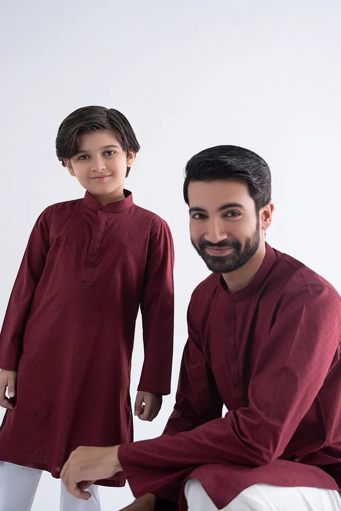 Jacquard Kurta