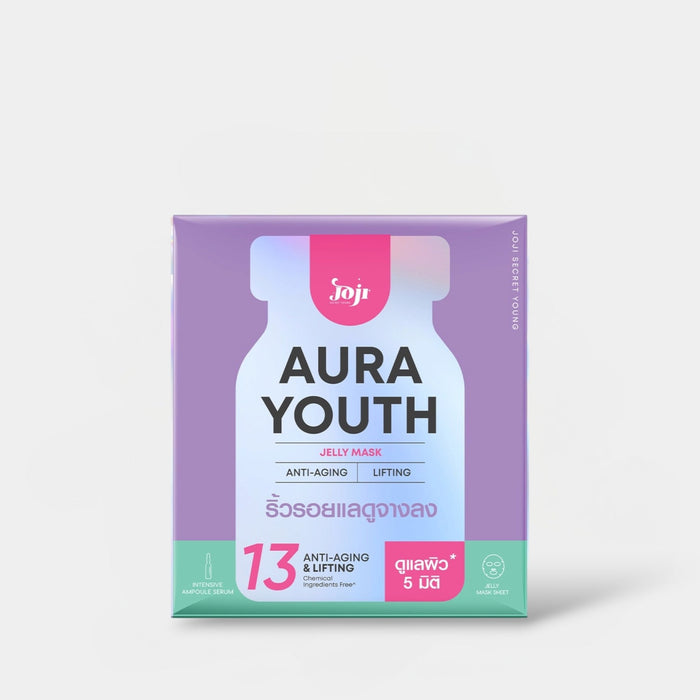 Joji Aura Youth Jelly Mask (1 Sheet) قناع جيلي جوجي أورا للشباب - Princess Cosmetics Qatar