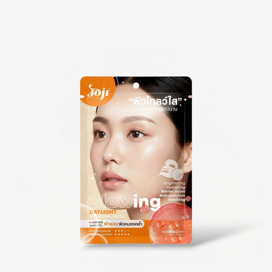 Joji Glowing Daylight Melasma Mask (1 Sheet) قناع جوجي المتوهج لعلاج الكلف في ضوء النهار - Princess Cosmetics Qatar