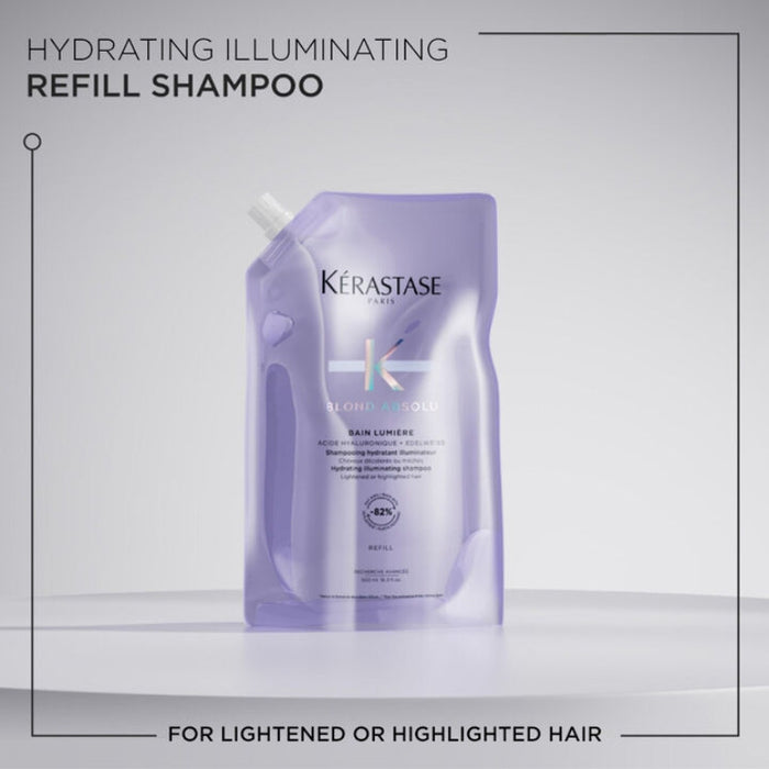 Kerastase 500ml Blond Absolu Bain Lumiere Shampoo REFILL POUCH