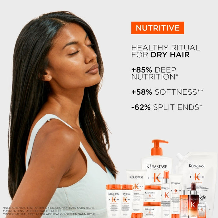 Kerastase 500ml Nutritive Bain Satin Riche Shampoo
