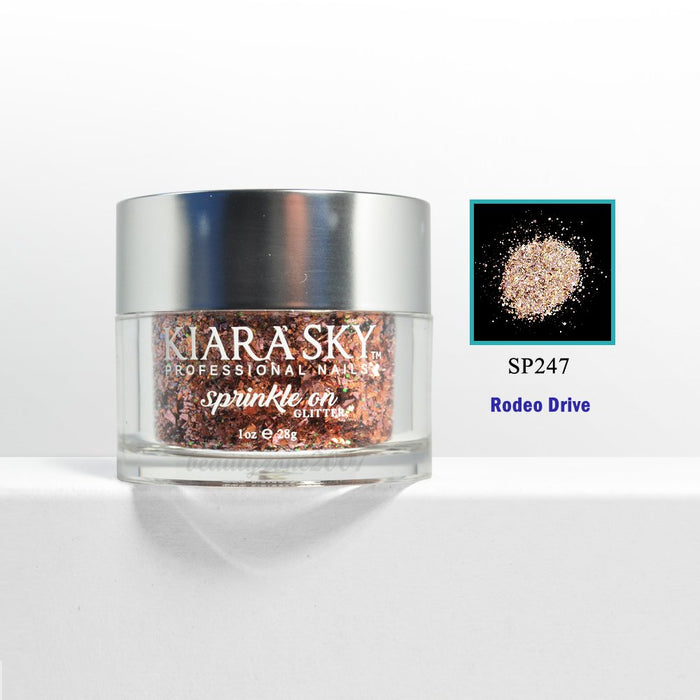 Kiara Sky Sprinkle on Nail glitter 1oz  - SP247  Rodeo Drive