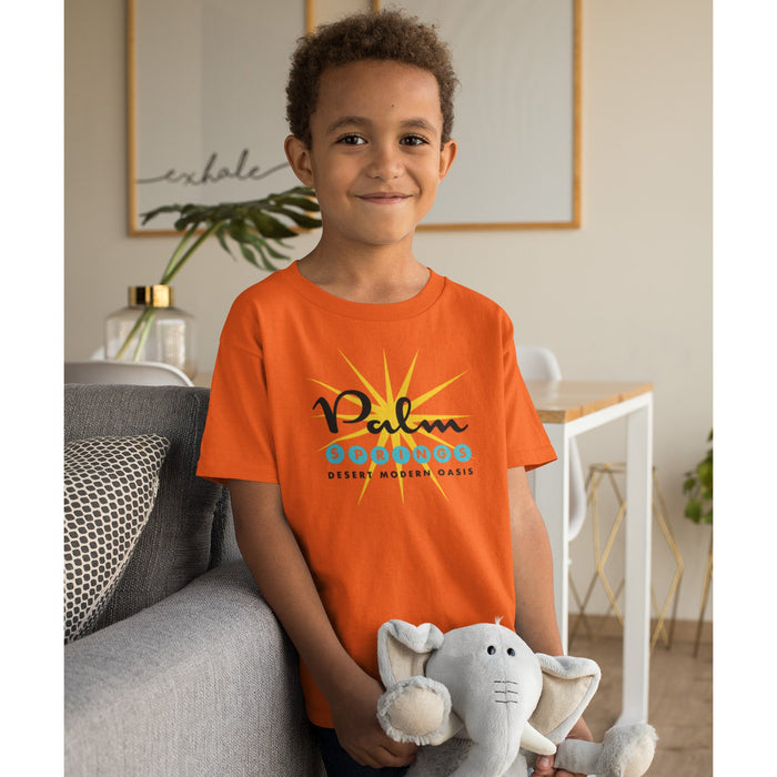 Unisex T-shirt Kids - Starburst - Orange - Destination PSP