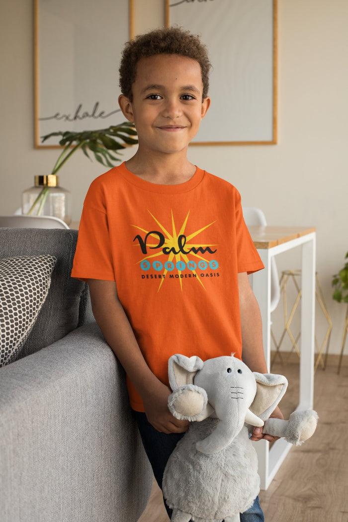 Unisex T-shirt Kids - Starburst - Orange - Destination PSP