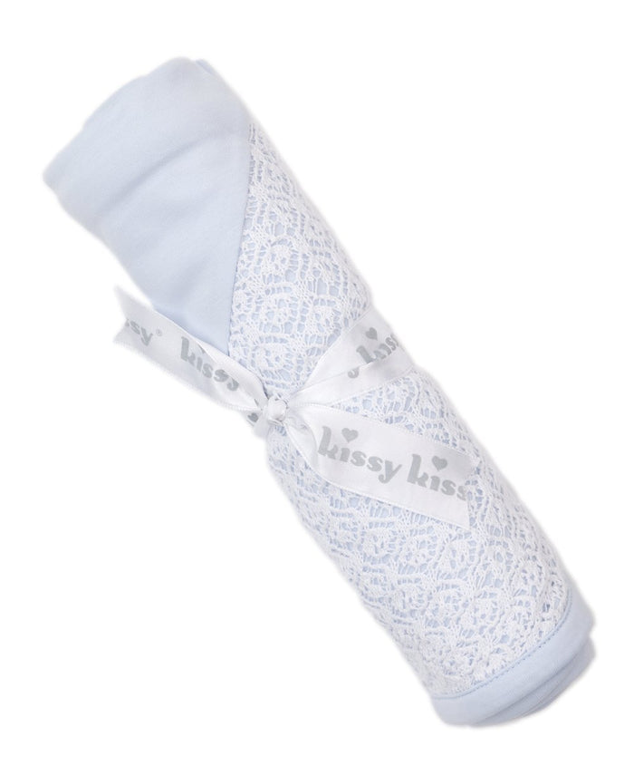 Kissy Kissy Treasured Moments Blanket Pink/Blue