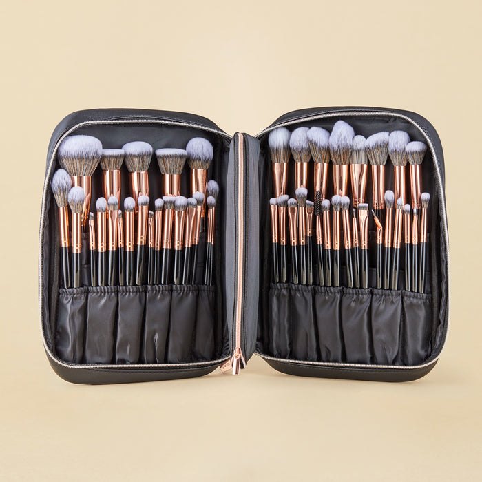 KIT DE BROCHAS DE MAQUILLAJE FLAWLESS X46 PCS