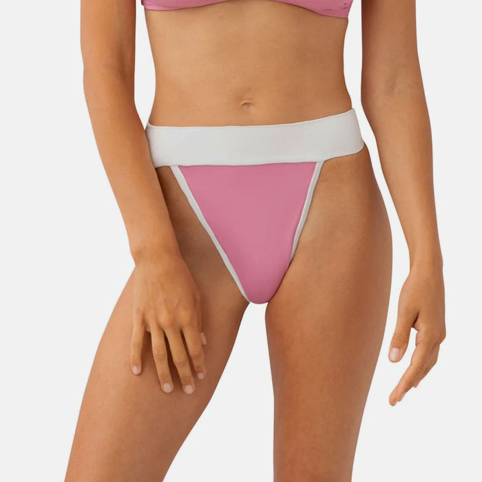KYA Camilia Reversible Swim Bottom - Azalea/Vanilla - Destination PSP