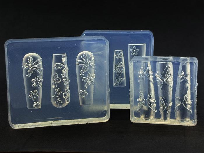 Lace and Florals Gel Embellishment Molds | Lula Beauty