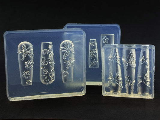 Lace and Florals Gel Embellishment Molds | Lula Beauty