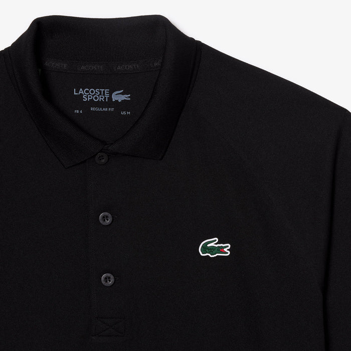 Lacoste cotton polo shirt black