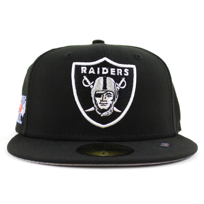 Las Vegas Super Bowl Raiders New Era 59Fifty Fitted hat (Team Color Gray Under Brim)
