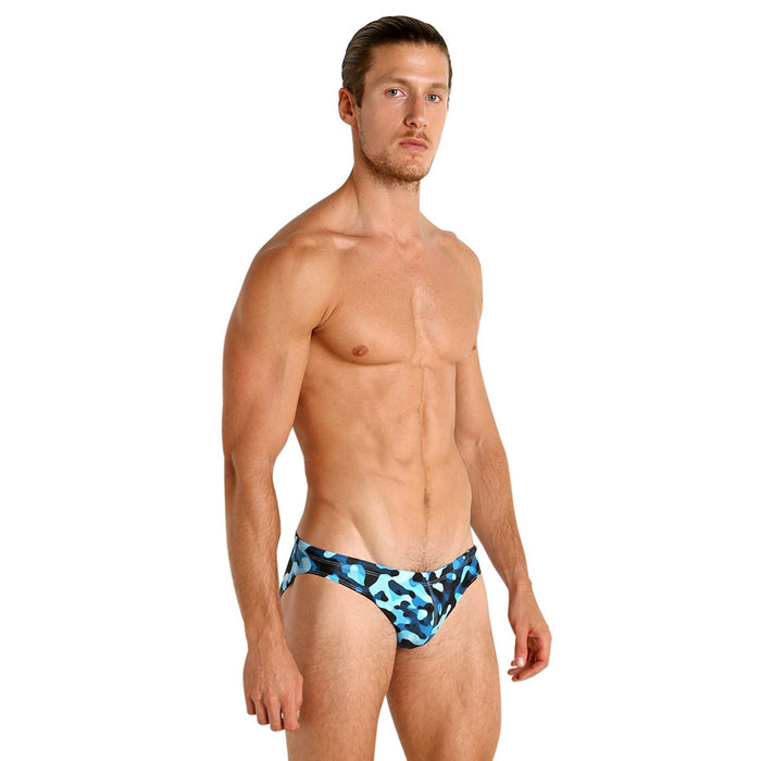 LASC - St. Tropez Low Rise Swim Brief Navy Camo - Destination PSP
