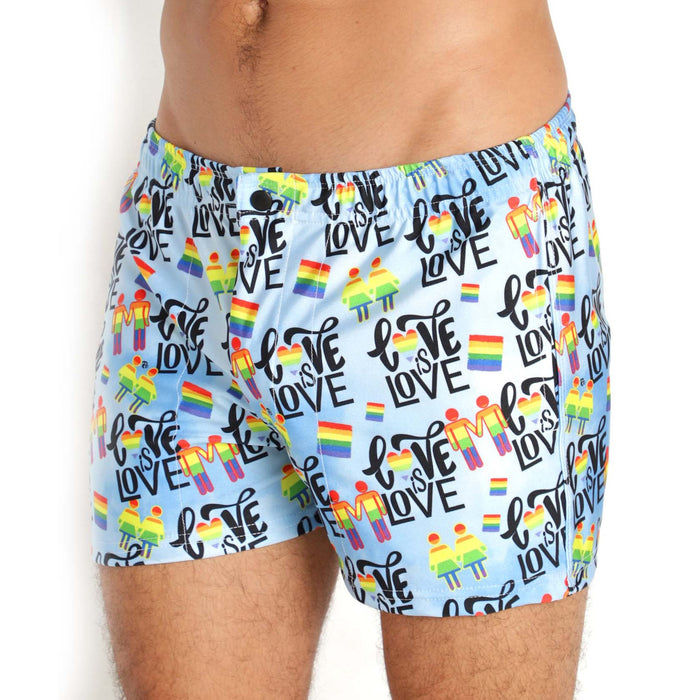 LASC Malibu Swim Shorts - Love Is Love - Destination PSP