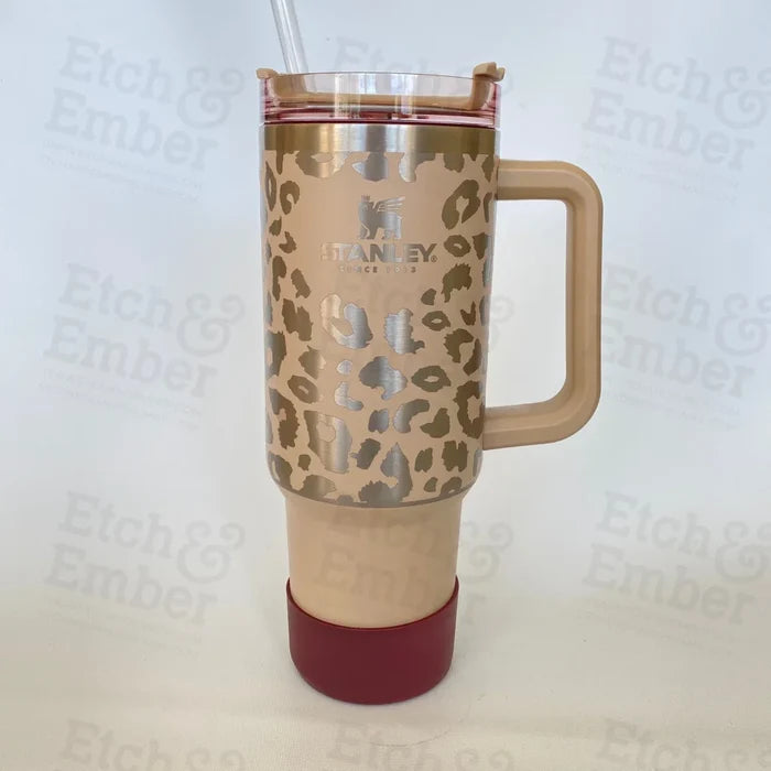 Leopard Custom Stanley Adventure Quencher 40 Oz Tumbler Tumblers
