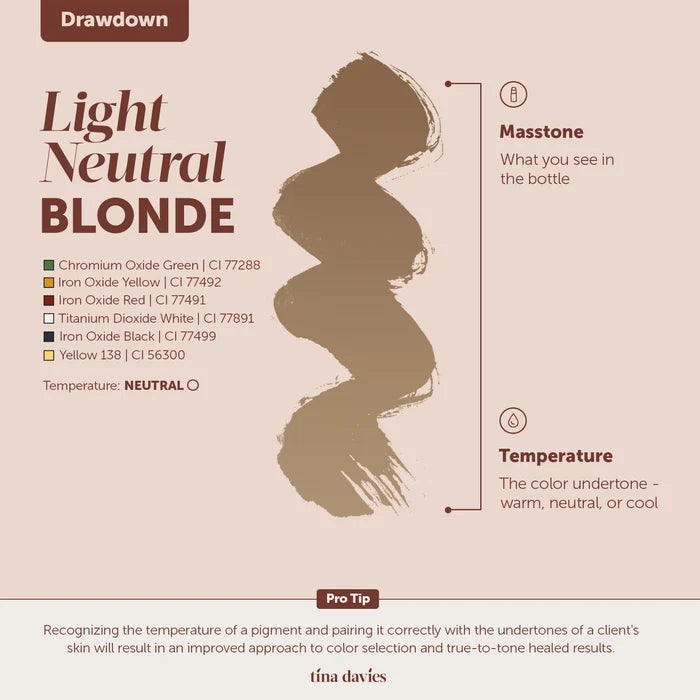 Light Neutral Blonde - FADE by Tina Davies