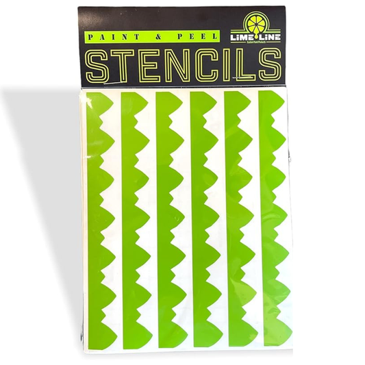 LiME LiNE Dragon Scales Airbrush Stencil for Custom Paint